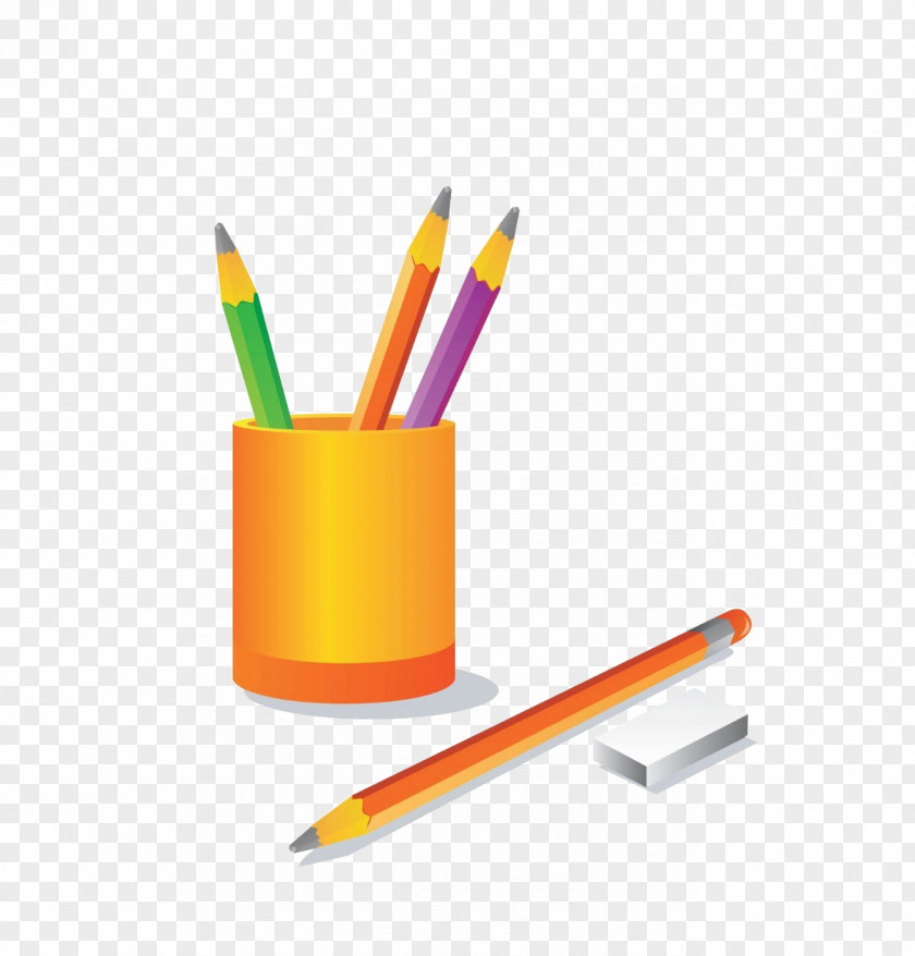 Pen With & Pencil Cases Stationery PNG