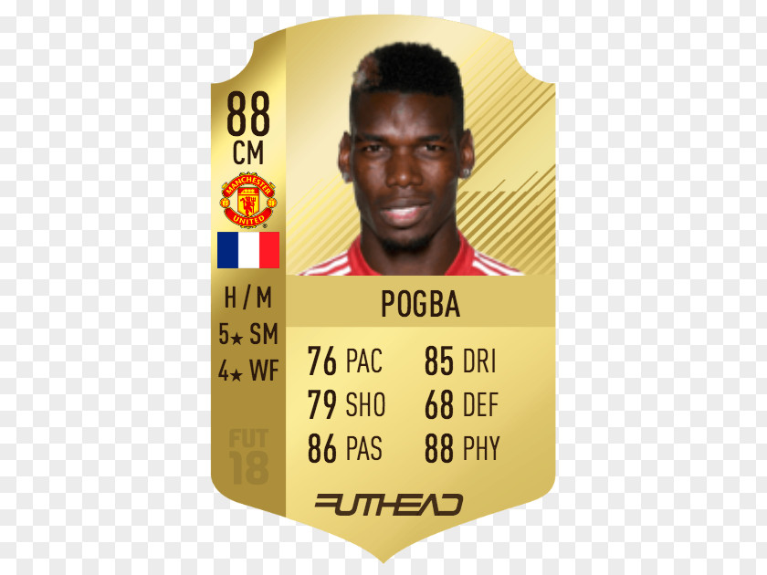 Pogba 2018 Isco FIFA 18 16 World Cup Premier League PNG
