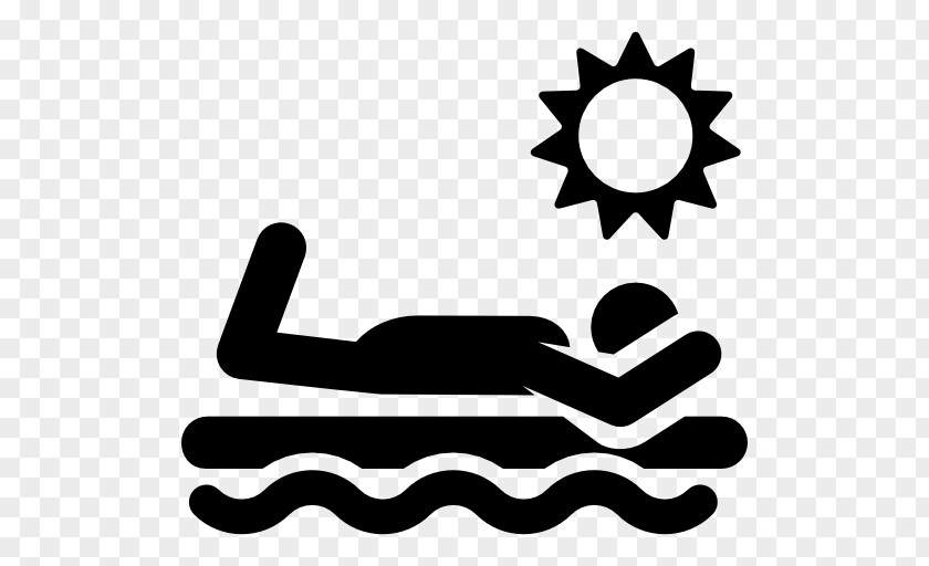 Sun Bath Pictogram PNG