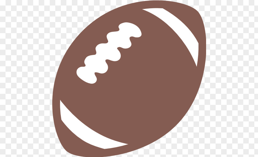 American Football Team Emoji Rugby Line Drawing PNG