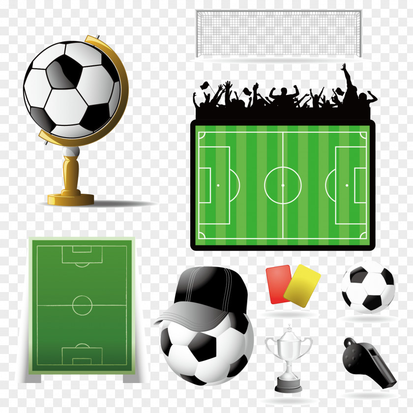 Football Theme Element Vector Material American Pitch Player PNG