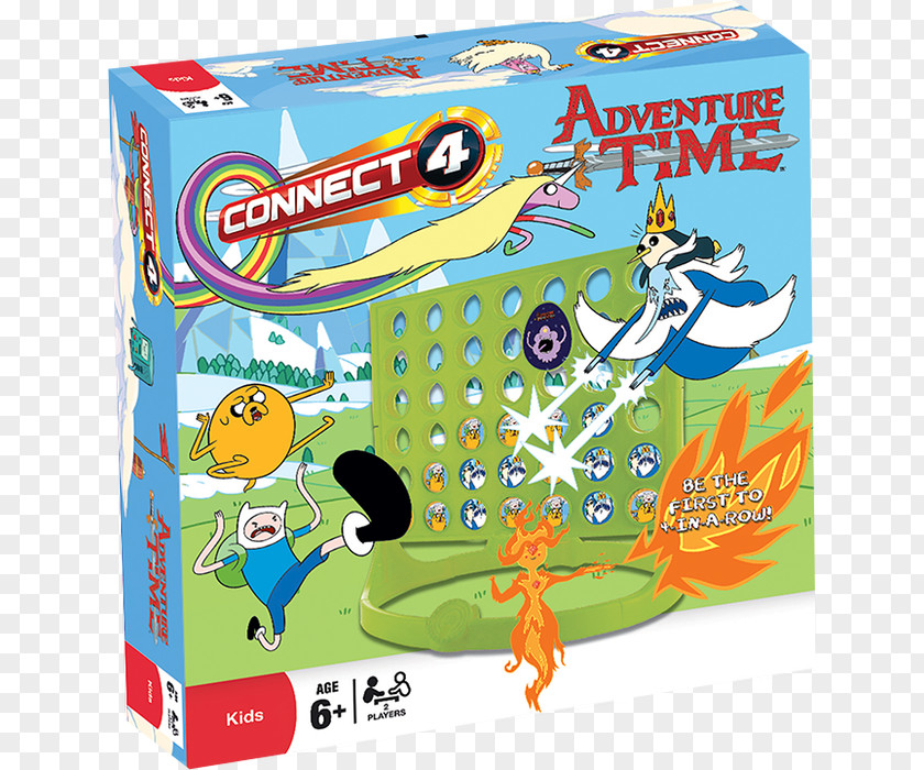 Mighty Games Group Pty Ltd Connect Four Ice King Board Game Jake The Dog PNG