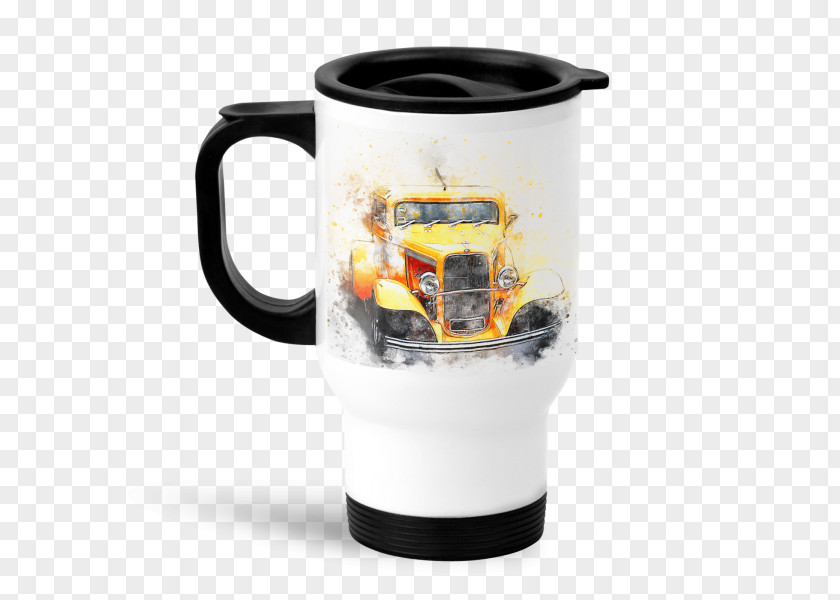 Mug Coffee Cup Car Drawing Decal PNG