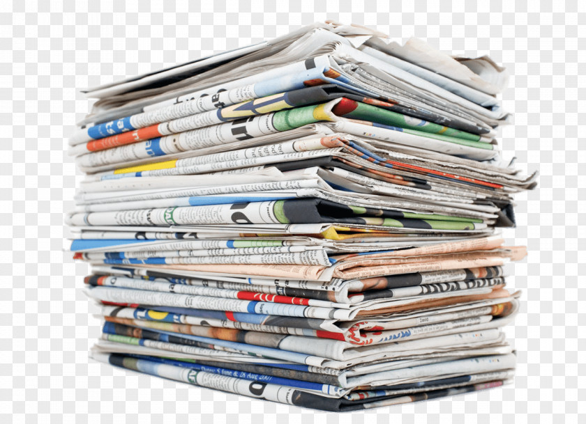 Pile Of Books Newspaper Circulation Local News PNG