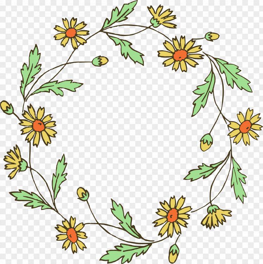 Spring Wreath Cliparts Flower Clip Art PNG
