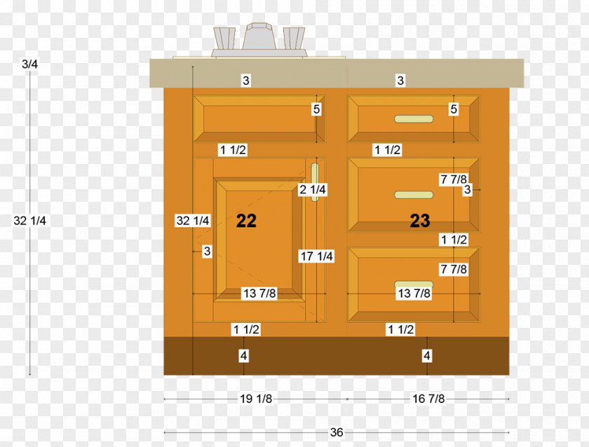 Top View Furniture Kitchen Sink Drawing Bathroom Hickory Cabinetry PNG