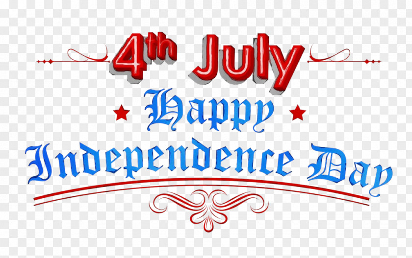 Banner Text Fourth Of July Background PNG