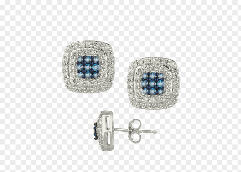 Diamond Stud Sapphire Earring Jewellery Colored Gold PNG