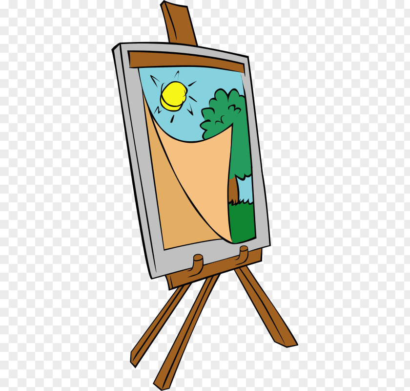 Easle Cliparts Painting Easel Clip Art PNG