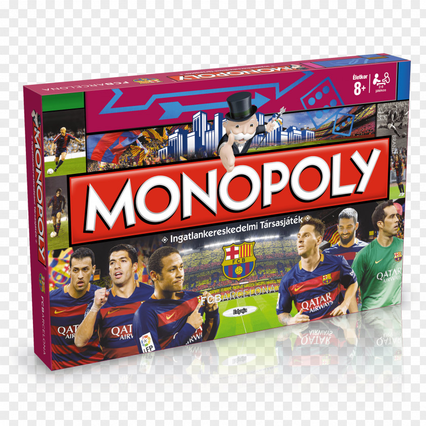 Fc Barcelona Hasbro Monopoly FC Board Game PNG