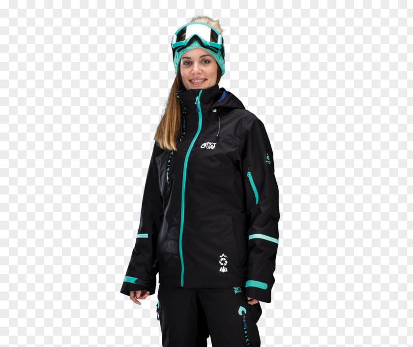 Jacket Hoodie Skiing Clothing PNG