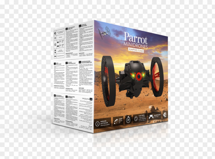 Robot Parrot Rolling Spider NYA Jumping Sumo MiniDrones Race Drone PNG