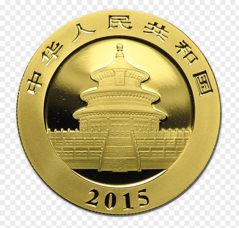 China Perth Mint Chinese Gold Panda Silver Coin PNG