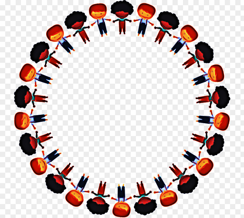 Jewellery Orange Brush Circle PNG