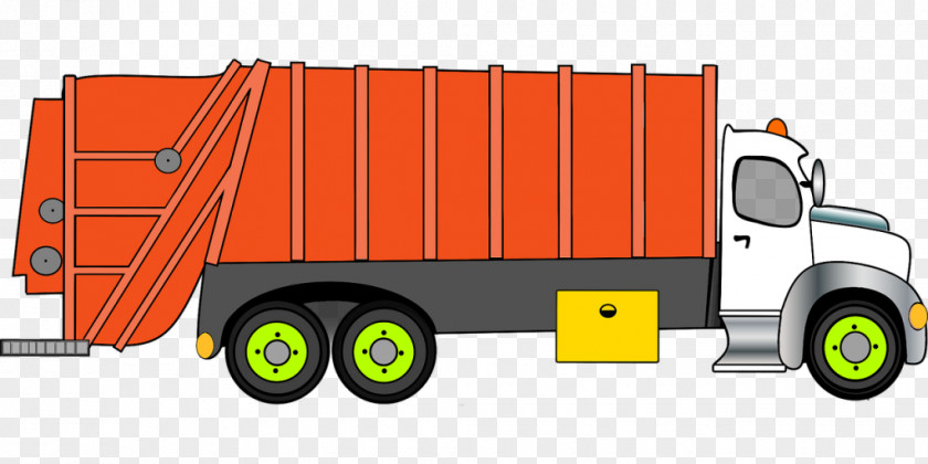 Shipping Container Commercial Vehicle Transport Garbage Truck Freight PNG