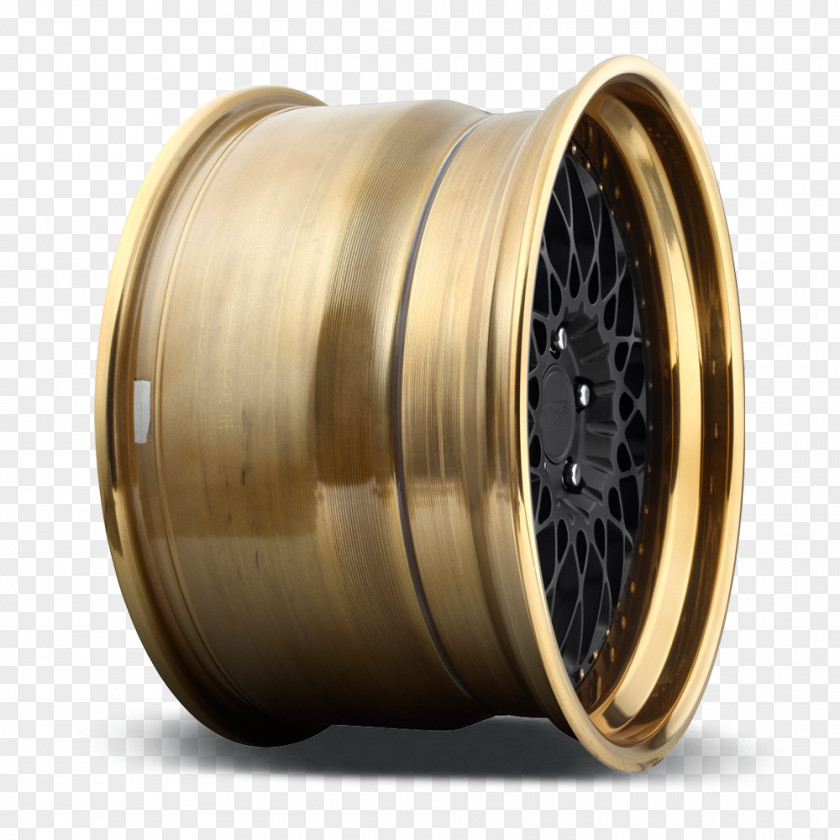 Brass Alloy Wheel Spoke Rim Tire PNG