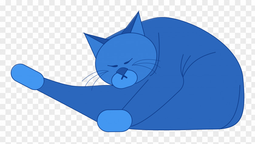 Cat Kitten Cobalt Blue / M Electric Blue M Electric Blue M PNG