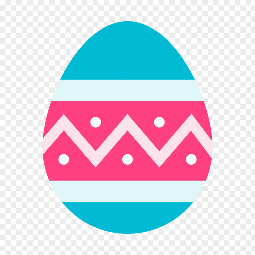 Colorful Easter Bunny Egg PNG