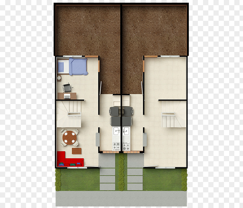 House Floor Plan Residential Building 091 PNG