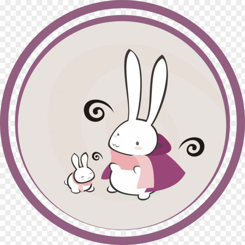 Mother's Day Easter Bunny Hare Animal Clip Art PNG