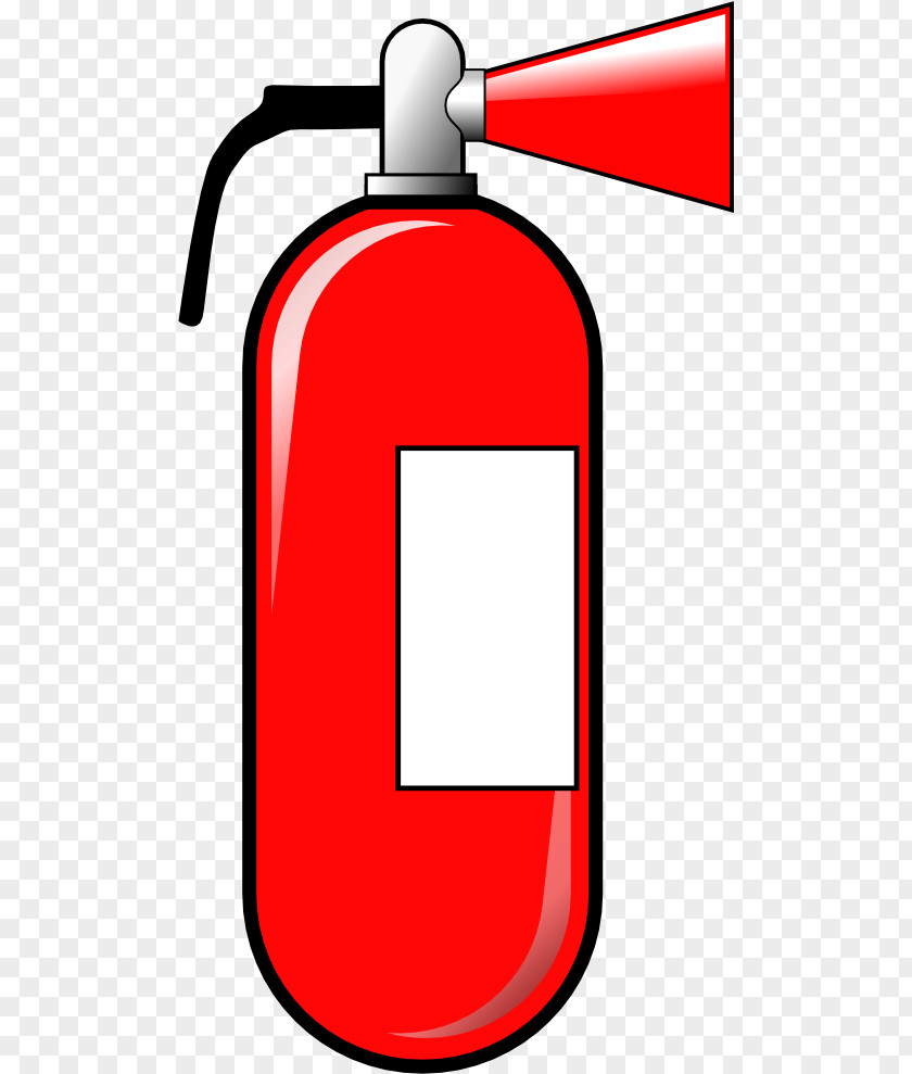 Red Drawing Fire Extinguisher PNG