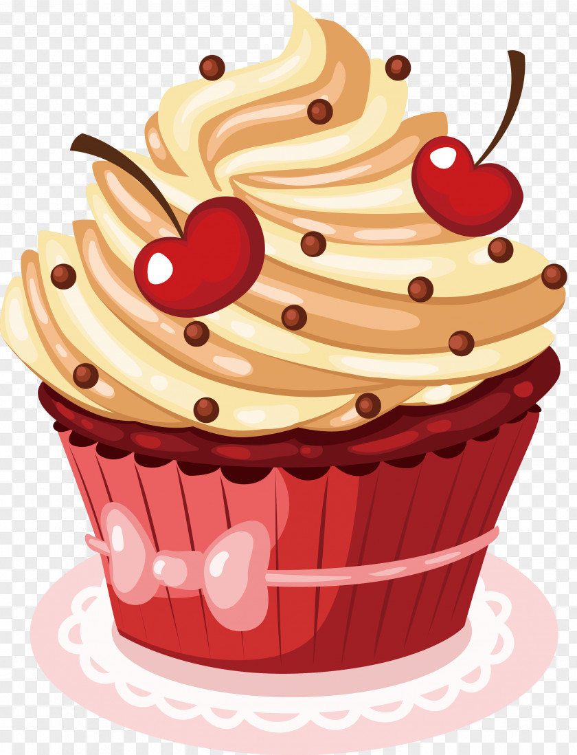 Cherry Cake Vector Happy Birthday To You Wish Greeting Card PNG