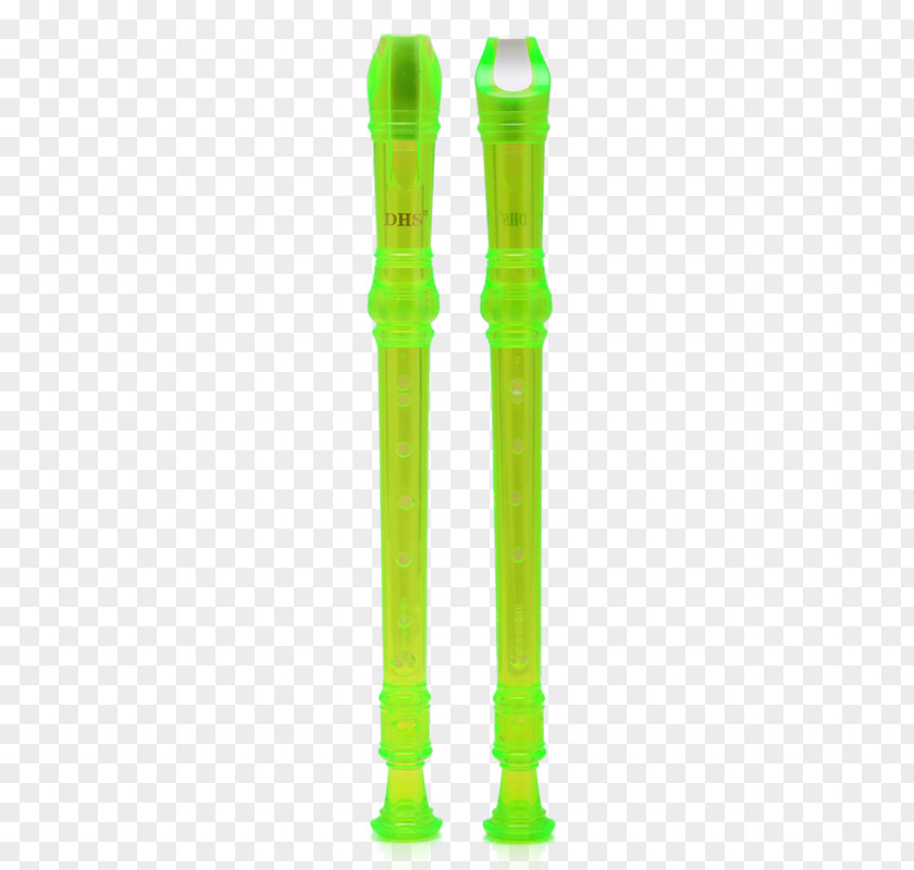 Green Plastic Flute Dizi PNG
