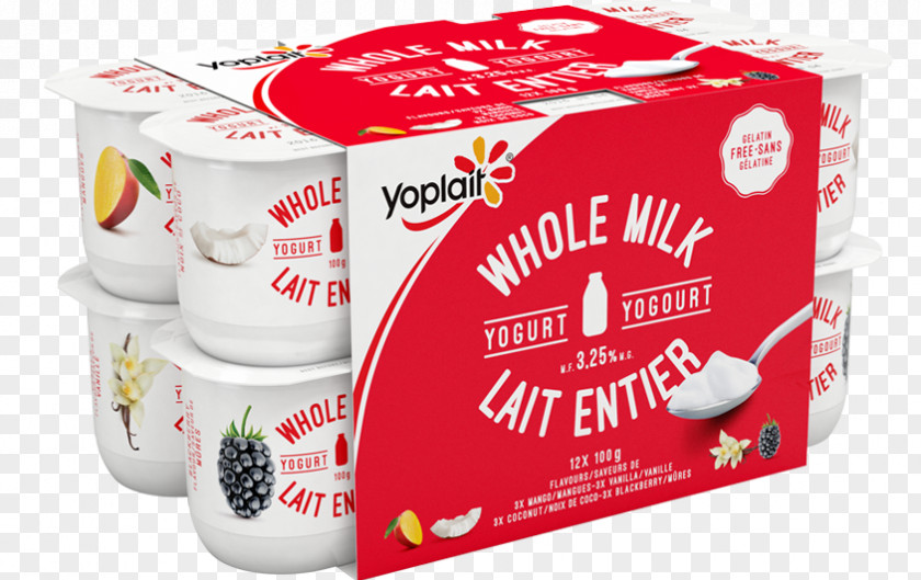 Milk Yoplait Yoghurt Frozen Yogurt Stonyfield Farm, Inc. PNG