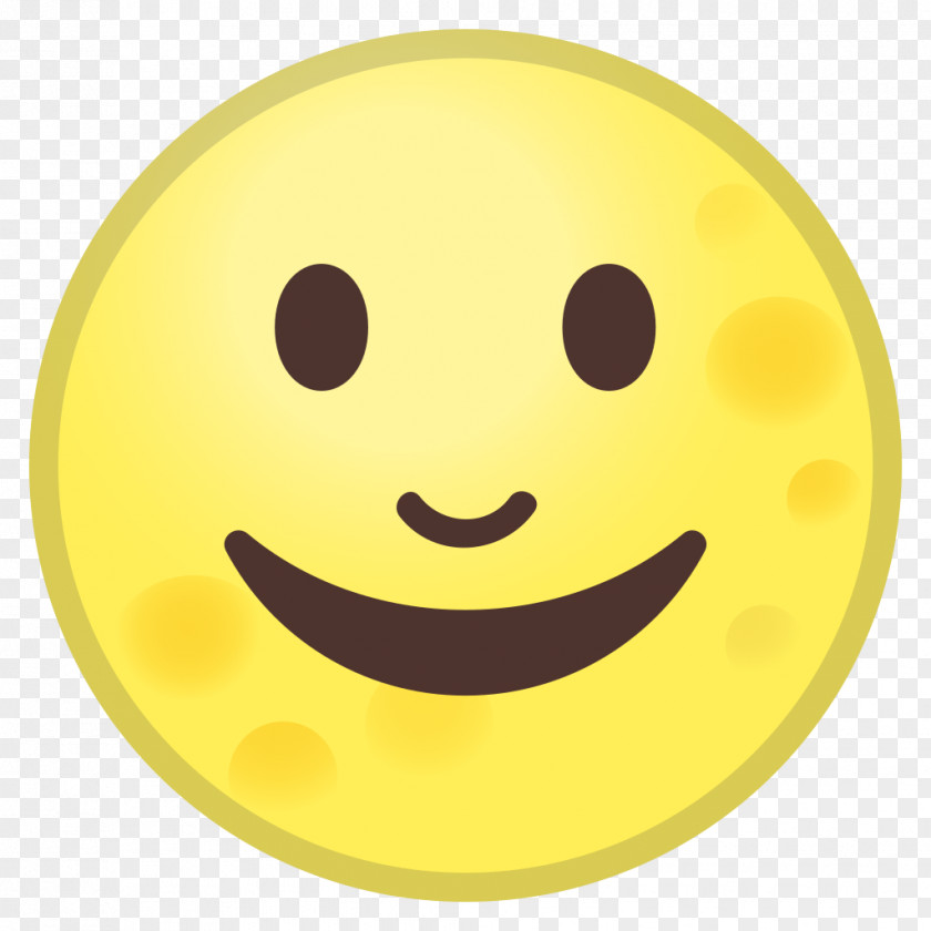 Moon Emoji Smiley Emoticon Image PNG