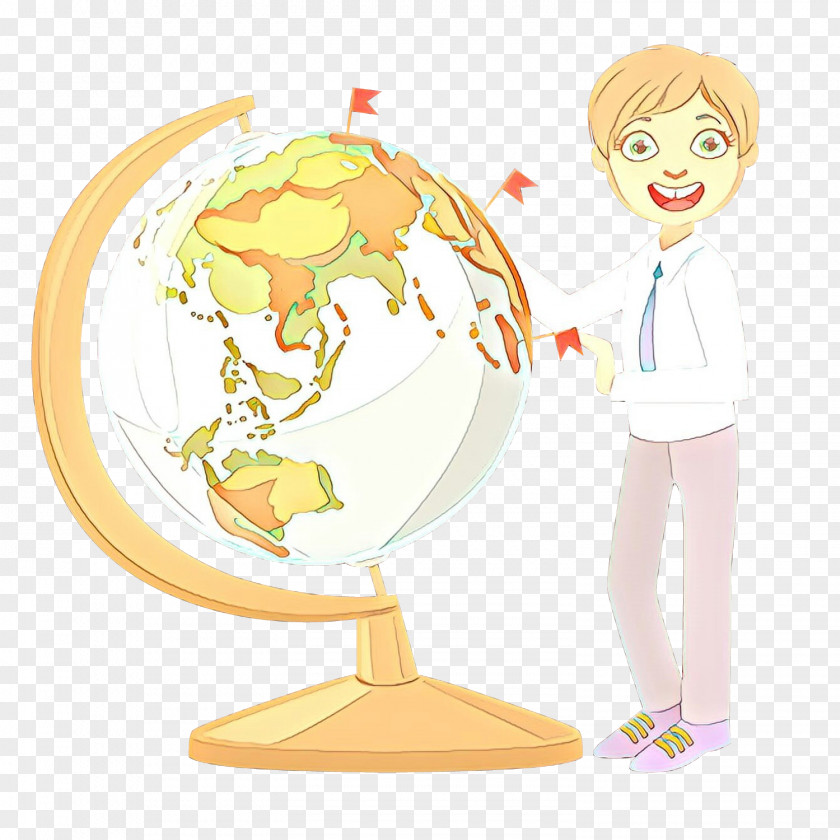 World Globe Cartoon Clip Art PNG