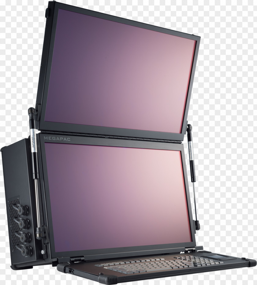 Rack Laptop Portable Computer Workstation Monitors PNG