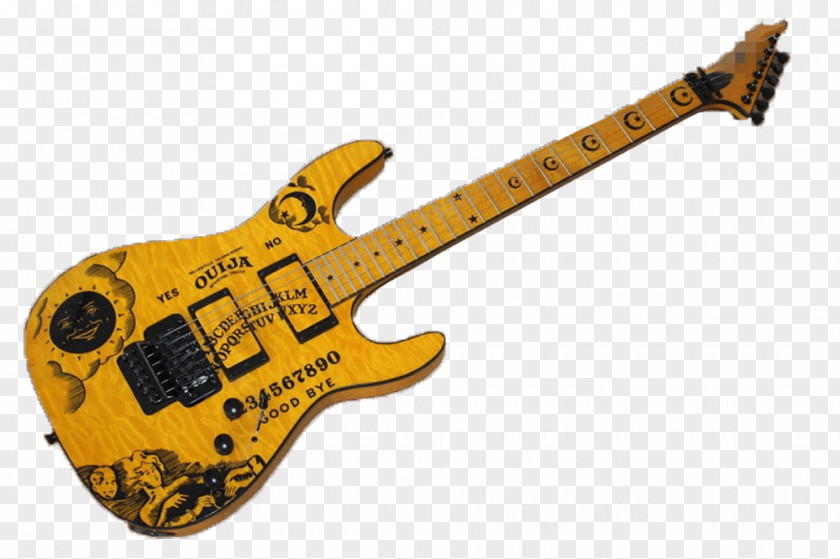 Bass Guitar Acoustic-electric Acoustic ESP Kirk Hammett PNG