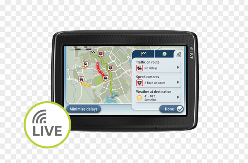 Car GPS Navigation Systems TomTom GO Live 820 Europe PNG