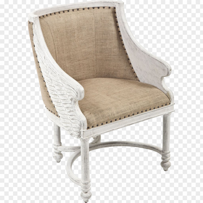 Chic Chair Furniture Shabby Hessian Fabric Wicker PNG