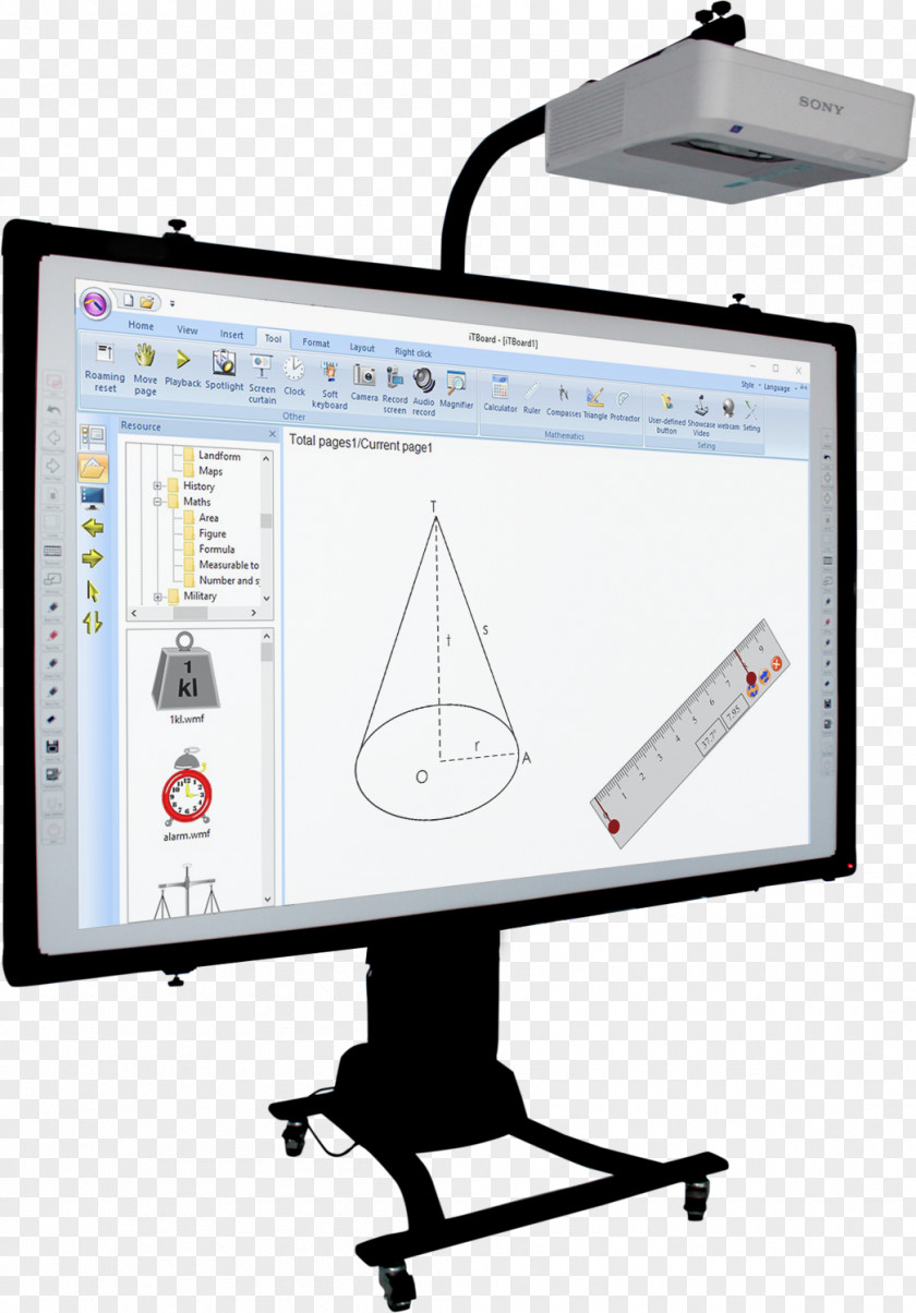 Computer Papan Tulis Interaktif Monitors Multimedia Document Cameras Monitor Accessory PNG