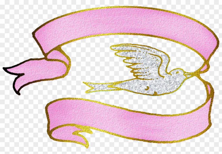 Dove Ribbon Cliparts Pink Awareness Drawing Clip Art PNG