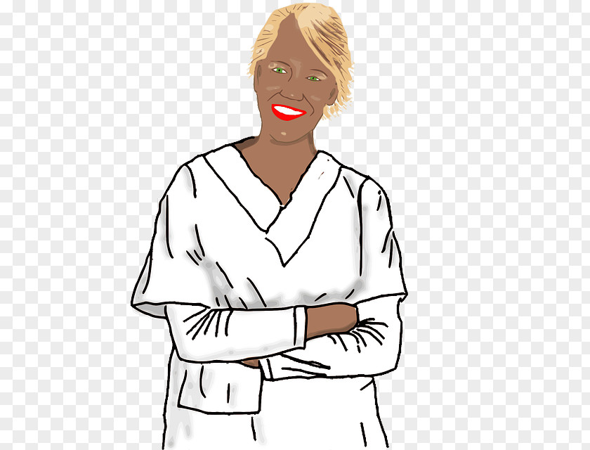 Hand-painted Female Doctor Nursing Clip Art PNG