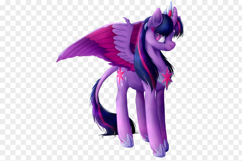 Princess Twilight Sparkle Horse Legendary Creature Figurine Supernatural Animated Cartoon PNG