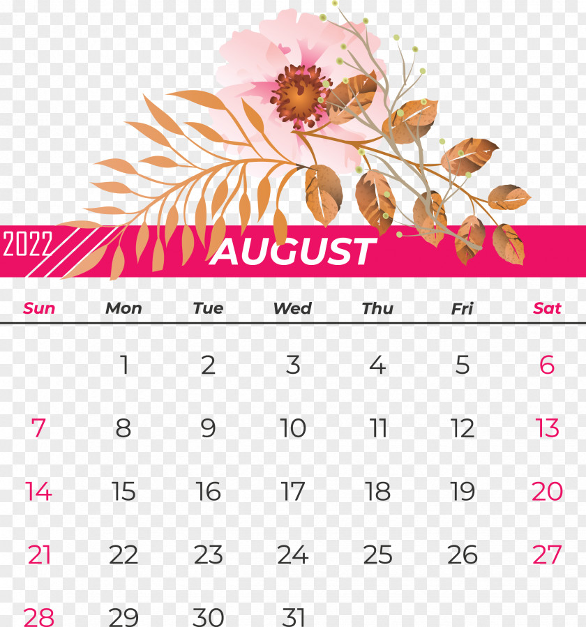 Calendar Line Font Petal Meter PNG