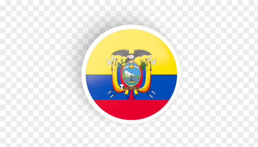 Ecuador Flag Image Of Emblem Desktop Wallpaper PNG