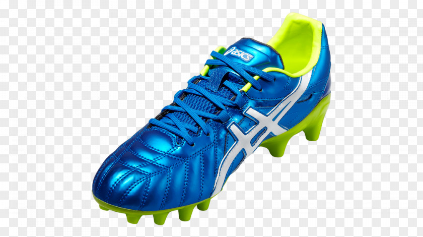 Electric Blue Football Boot ShoeBoot Cleat Asics Gel-Lethal Tigreor 8 SK Rugby Boots PNG