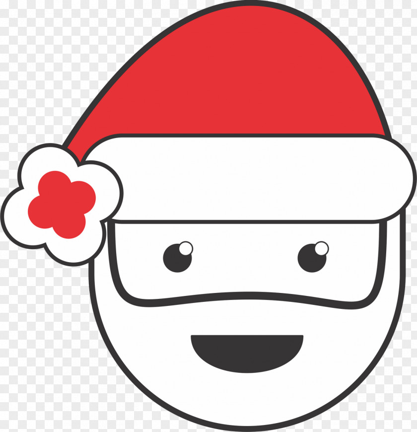 Face Santa Claus Christmas Clip Art PNG