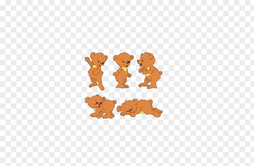 Brown Bear Polar Cubs Clip Art PNG