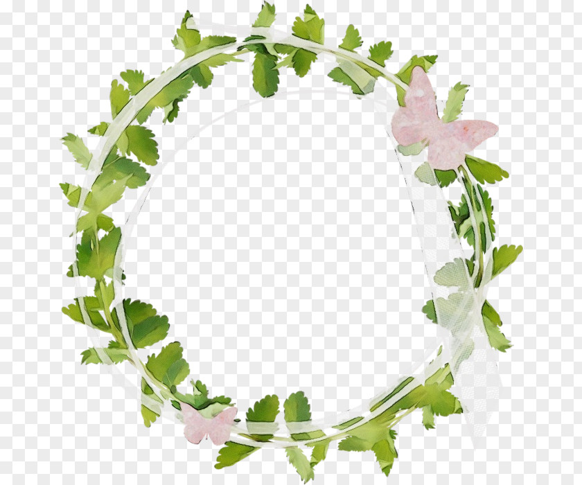 Holly Fashion Accessory Watercolor Flower Wreath PNG