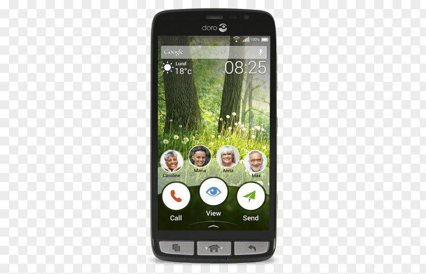 Smartphone Telephone 4G Hearing Loss Android PNG