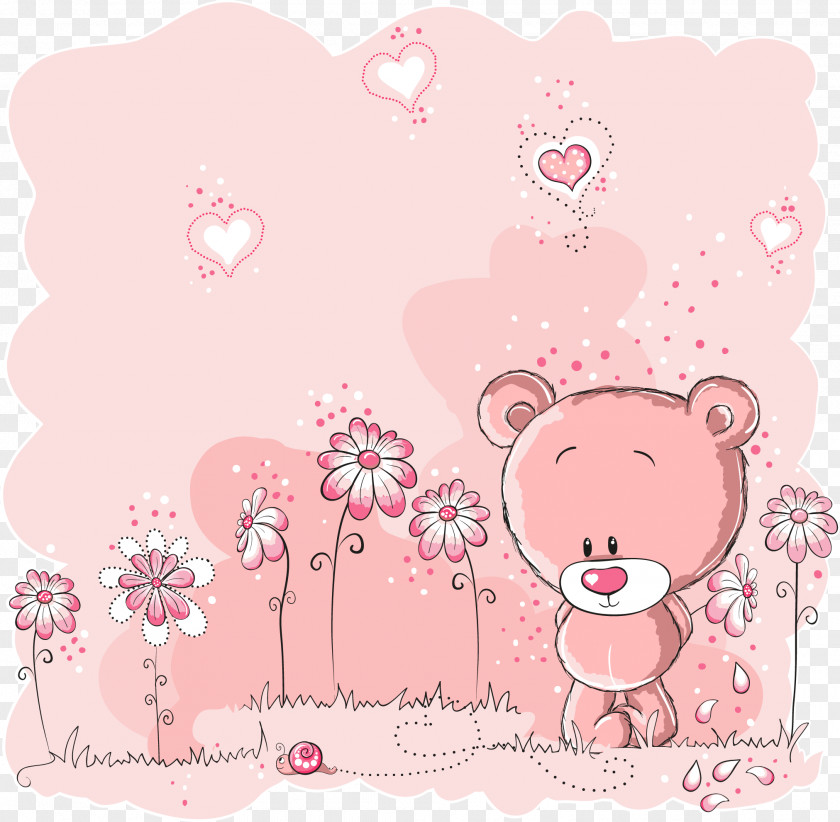 Bear Paper Sticker Adhesive Wall Decal PNG