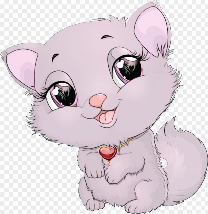 Cartoon Pink Nose Snout Whiskers PNG