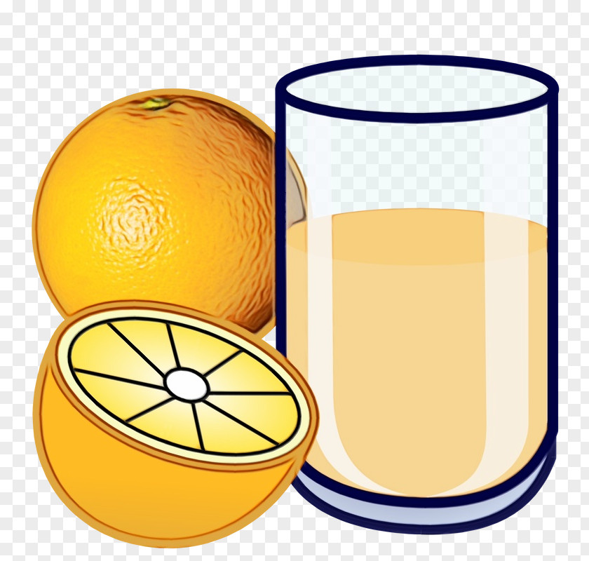 Orange Soft Drink Lemon Cartoon PNG