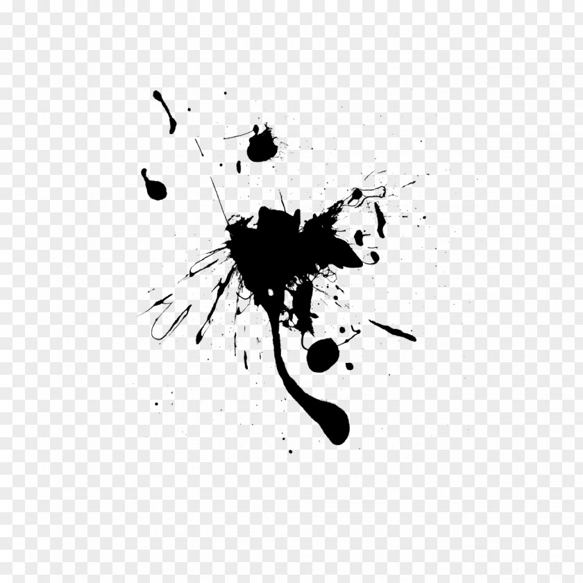 Paint Ink Drop Splash Clip Art PNG