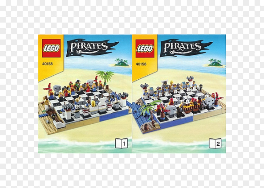 Seagull Ports Lego Chess Pirates LEGO 40158 Set PNG